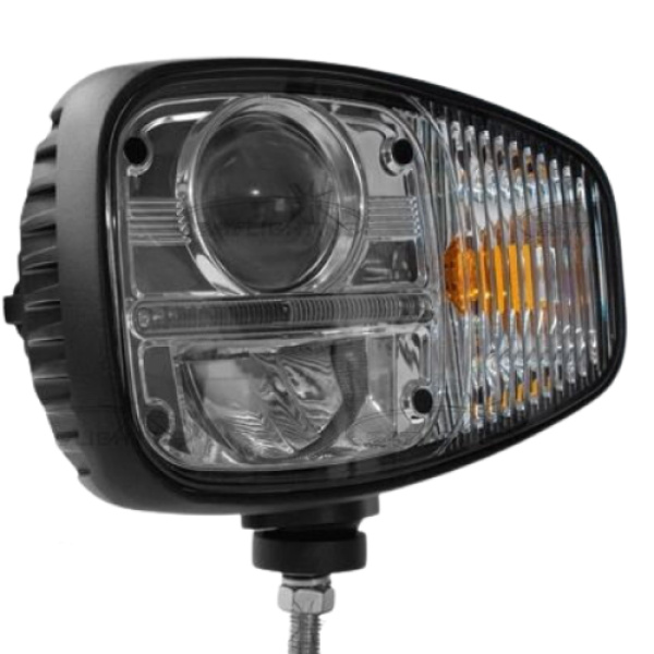 LED koplamp met dagrijlicht en richtingaanwijzer Deutch DT 6 pin CA6165R 247Lighting