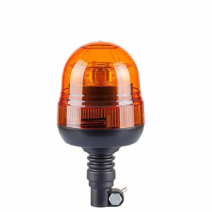 LED Zwaailamp medium Amber R65 met Flexi DIN montagevoet 12-24v  S07ZL002.1 Tralert