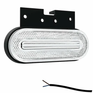 LED markeringslicht wit 50 cm kabel 10-24V M10MV-700W Fristom