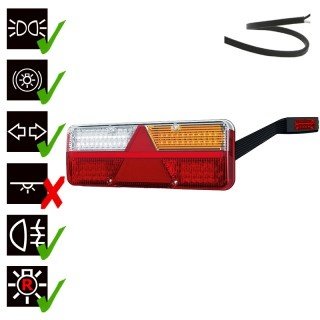 MKptopia Led-knipperlichten, dynamisch, zijspiegel, knipperlicht, sequentieel, Compatibel met F-ord Fu-sion 2014-2018, Compatibel met Mon-deo 4th MK5 2014-2019