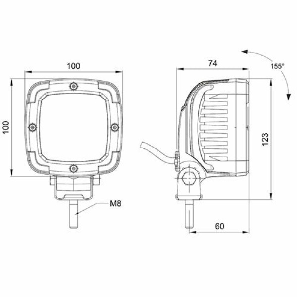 Kleurrand geel tbv 36-serie Werklamp | - Afbeelding 3