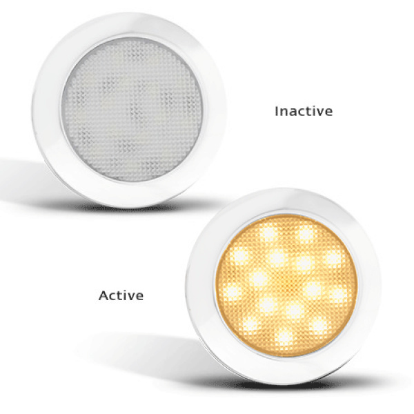 Ultraplatte LED interieurverlichting wit  12v warm wit - Afbeelding 2