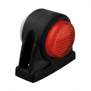 LED breedtelamp, korte steel  | 12-24v | 20cm. kabel