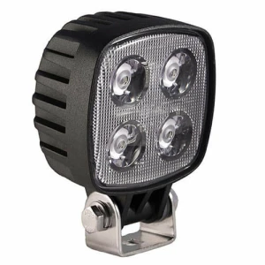 LED LA Werklamp |  12 watt | 1000 lumen | 10-80v | Floodbeam Zwart