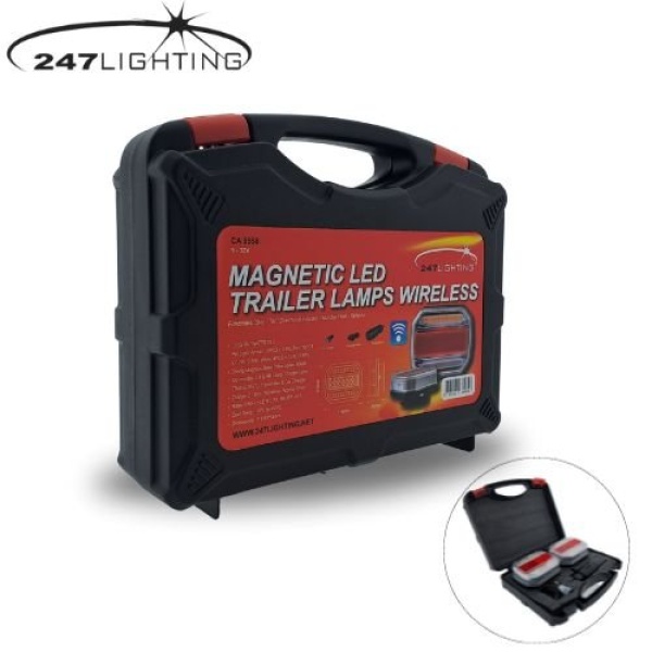 Draadloos Aanhanger verlichting set met magneet 12 volt 7 polig - Afbeelding 4