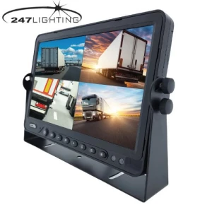 10" Quad kleuren monitor voor 4 camera