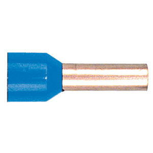 Adereindhuls geïsoleerd 50 qmm blauw 100 stuks