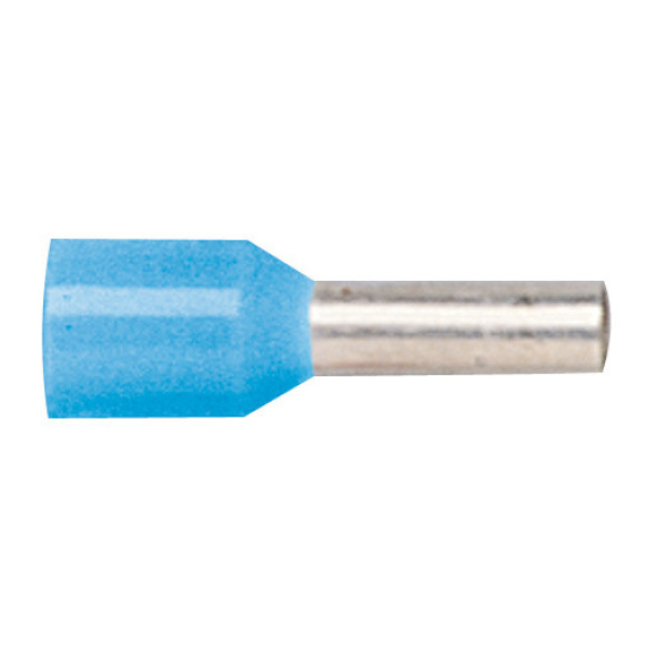Adereindhulzen geisoleerd Ø2.2 L15.2 2.5 qmm blauw 100 stuks