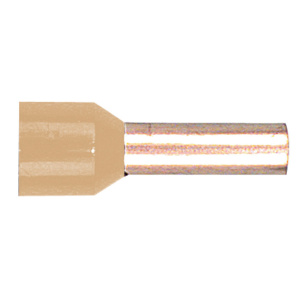 Adereindhulzen geisoleerd Ø8.3 L29.4 35 qmm beige 100 stuks